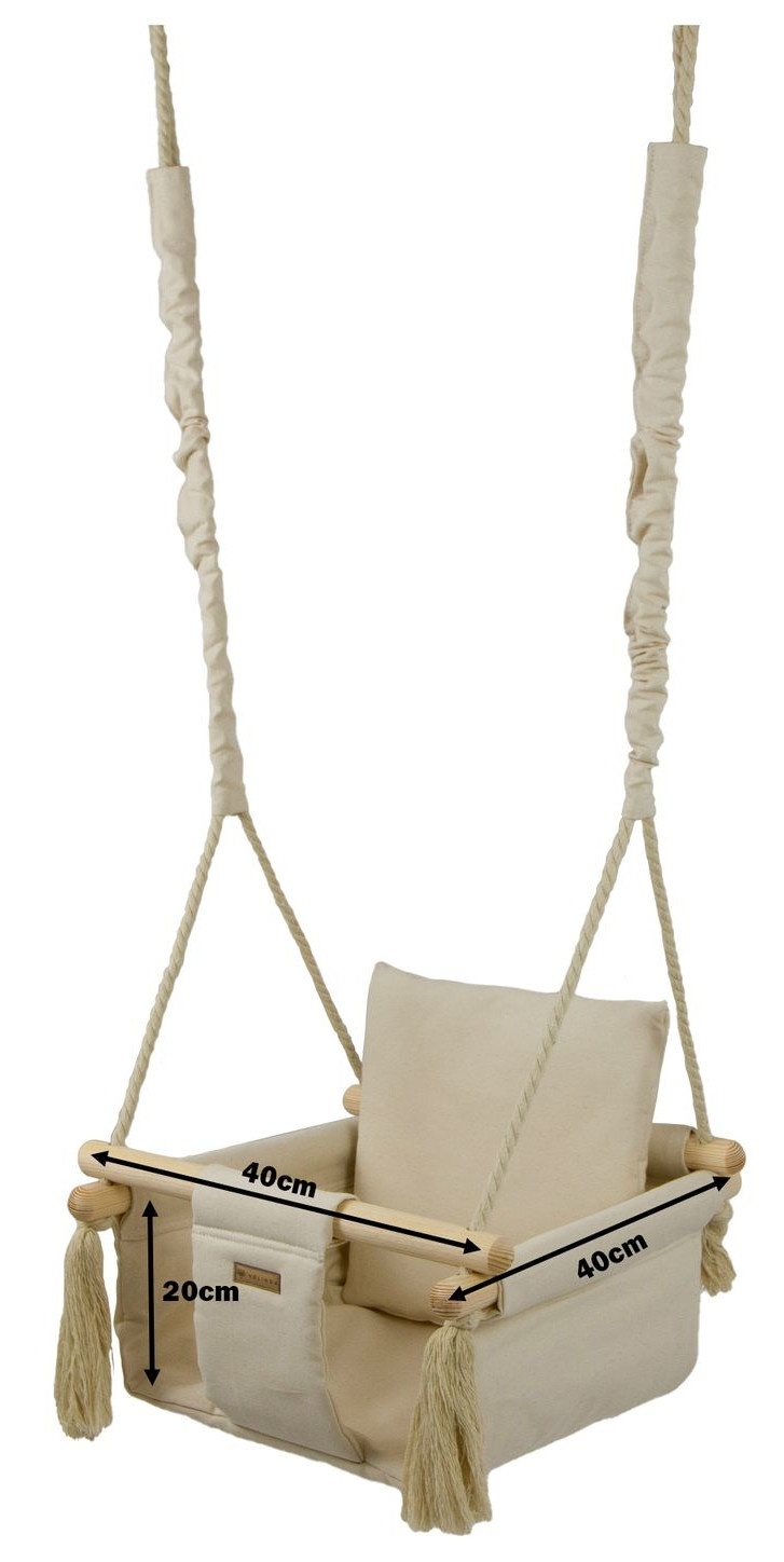 Baby swing - babyschommel - max. 20 kg - grijs
