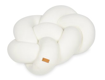 Knoopkussen - knot kussen - sierkussen - decoratie kussen - 53x356cm - creme