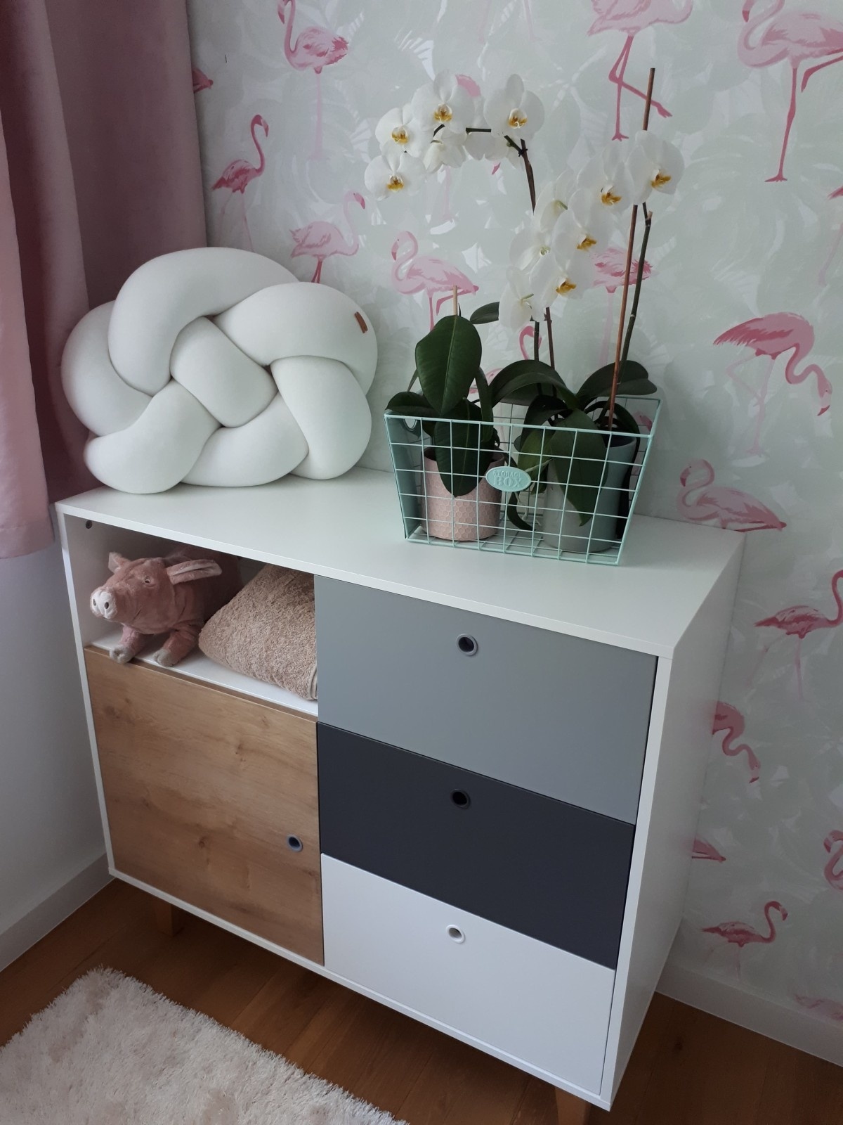 Knoopkussen - knot kussen - sierkussen - decoratie kussen - 53x356cm - creme