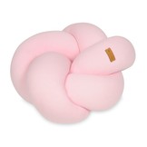 Knoopkussen - knot kussen - sierkussen - decoratie kussen - 40x36cm - lichtroze