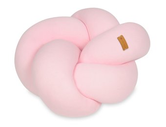 Knoopkussen - knot kussen - sierkussen - decoratie kussen - 40x36cm - lichtroze