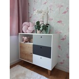 Knoopkussen - knot kussen - sierkussen - decoratie kussen - 40x36cm - lichtroze