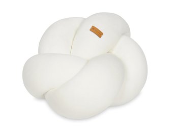 Knoopkussen - knot kussen - sierkussen - decoratie kussen - 40x36cm - creme