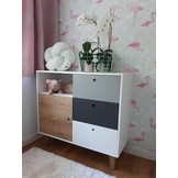 Knoopkussen - knot kussen - sierkussen - decoratie kussen - 40x36cm - creme