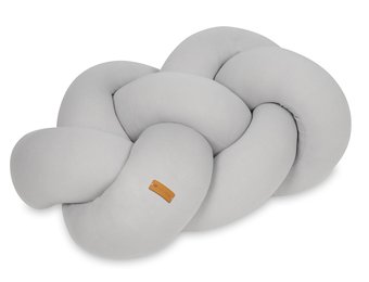 Knoopkussen - knot kussen - sierkussen - decoratie kussen - 53x356cm - grijs