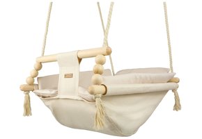 Babywiegschommel - max. 20 kg - creme