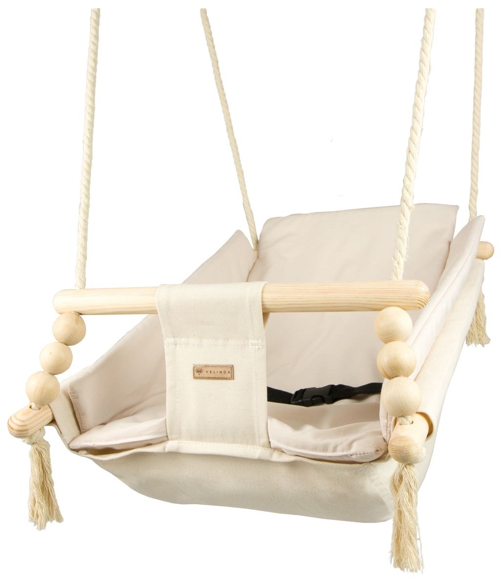 Babywiegschommel - max. 20 kg - creme