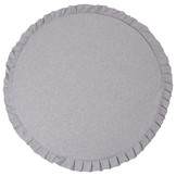 Moderne speelmat - multifunctionele mat - rond - grijs