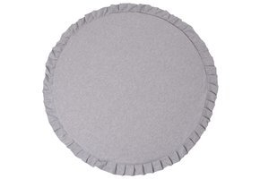 Moderne speelmat - multifunctionele mat - rond - grijs