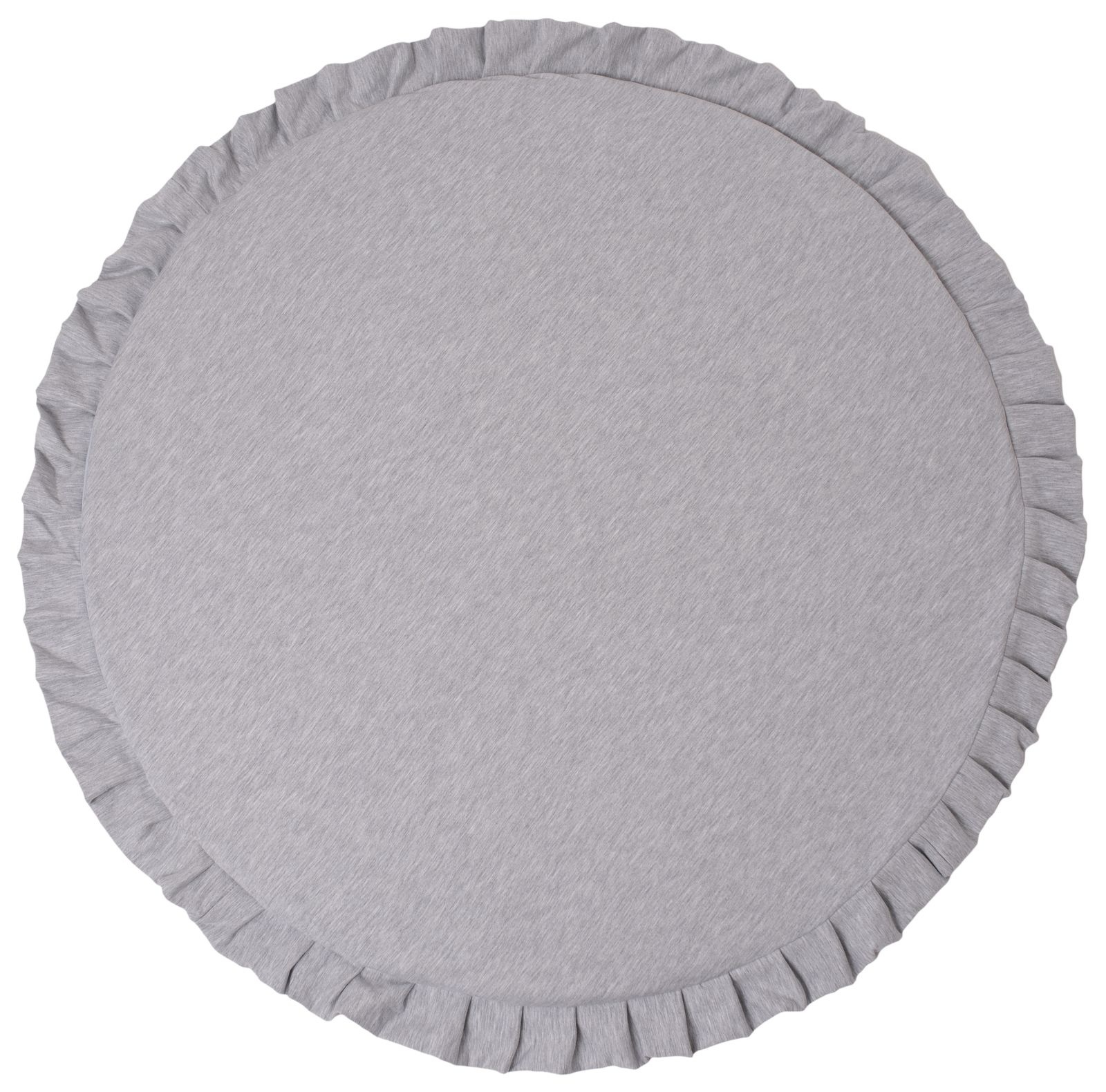 Moderne speelmat - multifunctionele mat - rond - grijs