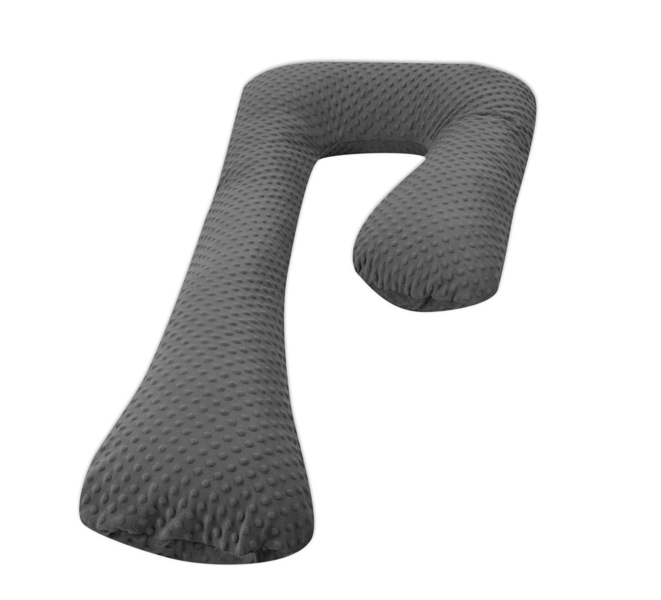 Voedingskussen - zijslaapkussen - minky stof - “7” vorm - roze