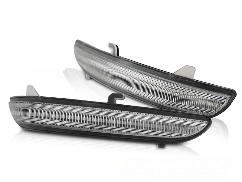Knipperlichten spiegel PEUGEOT 208 / 2008 / CITROEN C3 WIT LED