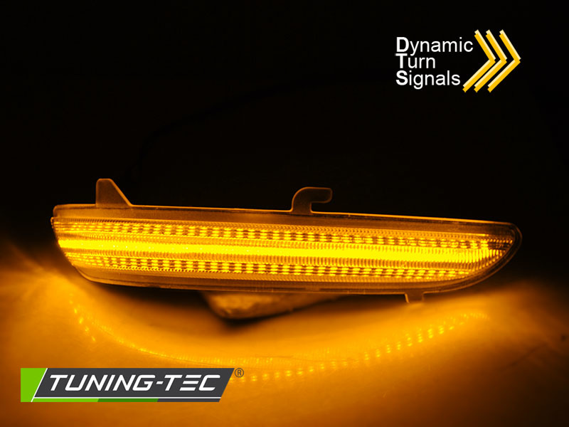 Knipperlichten spiegel geschikt voor PEUGEOT 208 / 2008 / CITROEN C3 WIT LED