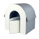 Schuimbrug - 65 cm hoog - creme, grijs