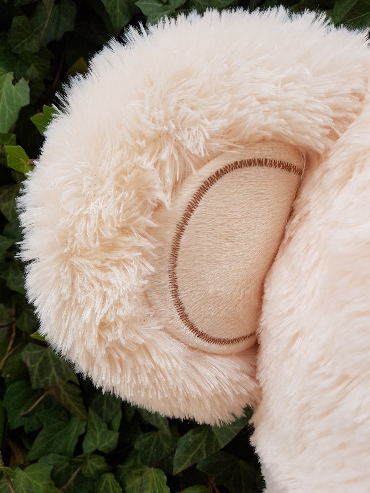Gigantische grote teddybeer zachte knuffels 75 x 85cm - creme