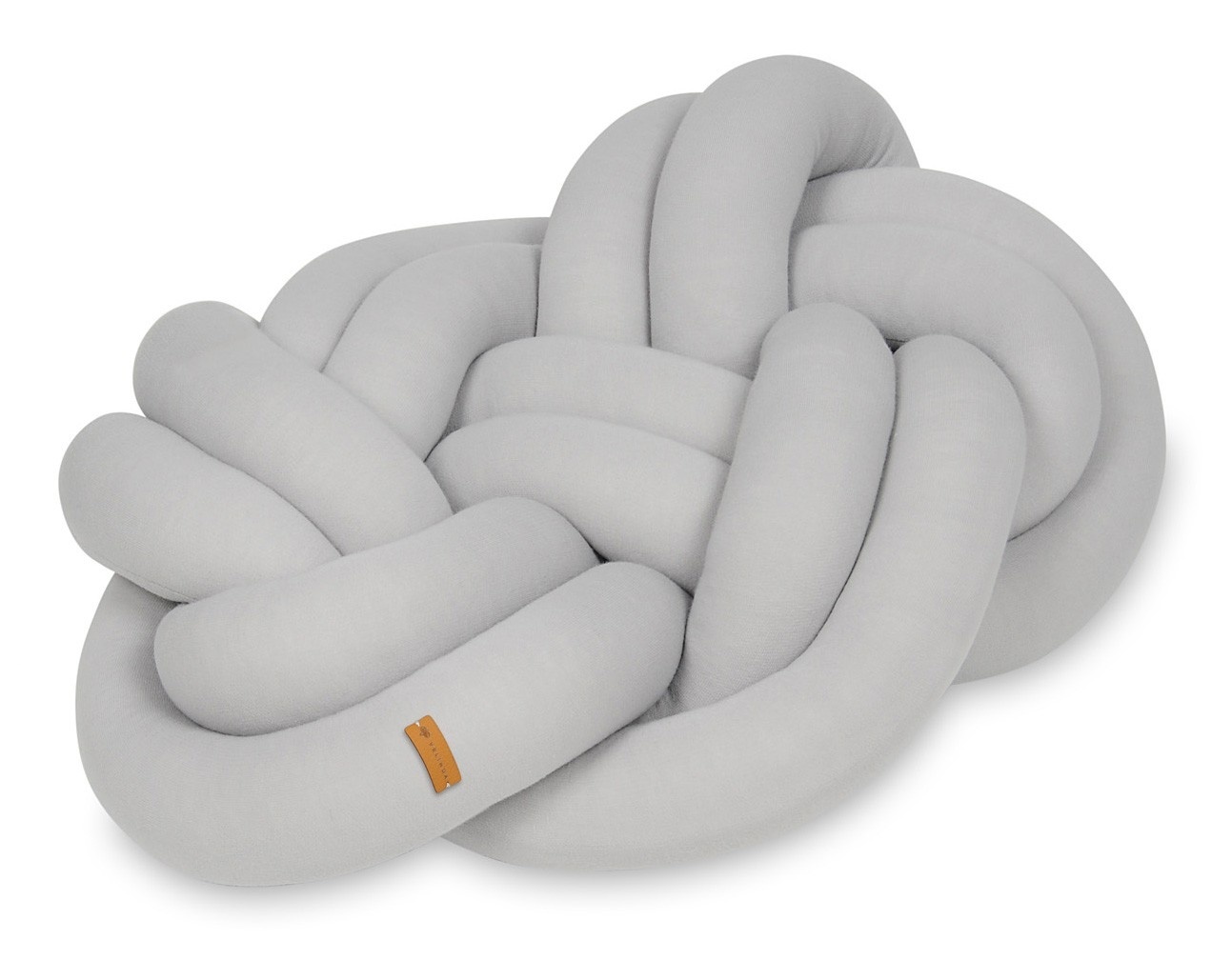 Knoopkussen - knot kussen - sierkussen - decoratie kussen - 50x40cm - grijs