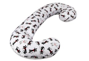 Voedingskussen - Zwangerschapskussen - 100% katoen - katten1