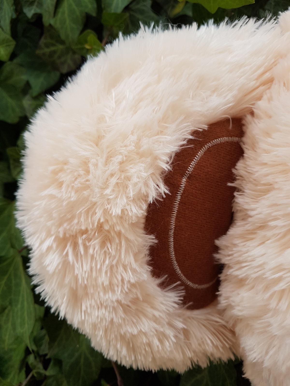 Gigantische grote teddybeer zachte knuffels 75 x 85cm - beige en bruin
