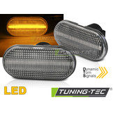 Zijkant knipperlichten geschikt voor RENAULT CLIO / MEGANE / SCENIC / TWINGO WIT LED