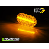 Zijkant knipperlichten geschikt voor RENAULT CLIO / MEGANE / SCENIC / TWINGO WIT LED