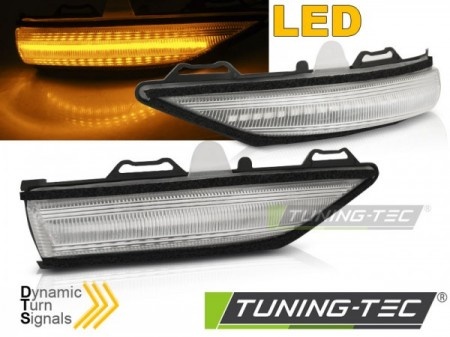 Knipperlicht spiegel FORD FIESTA MK8 HATCHBACK 17- LED SMOKE
