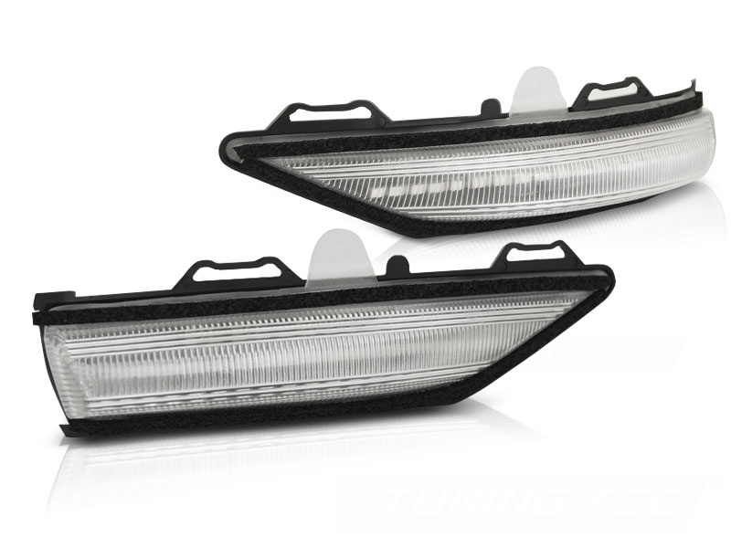Knipperlicht spiegel geschikt voor FORD FIESTA MK8 HATCHBACK 17- LED WIT