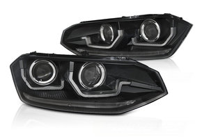 Koplampen voor VW POLO VI 2G 2017- LED ZWART