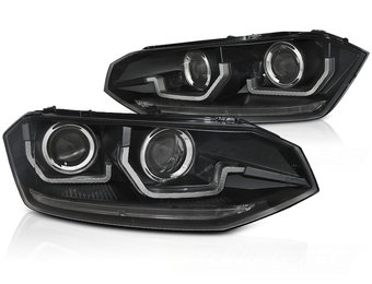Koplampen voor VW POLO VI 2G 2017- LED ZWART
