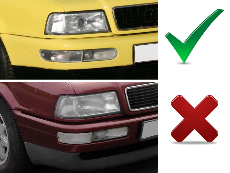 Knipperlichten voor AUDI 80 CABRIO 97-02 / PORSCHE 911 (993) 93-98 SMOKE