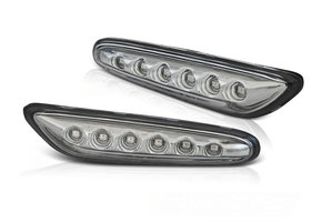 Zijkant knipperlichten BMW E46 SEDAN / TOURING 09.01-03.05 CHROME LED