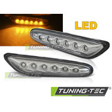 Zijkant knipperlichten BMW E46 SEDAN / TOURING 09.01-03.05 CHROME LED