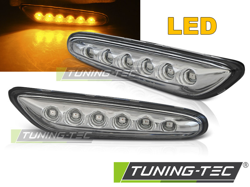 Zijkant knipperlichten BMW E46 SEDAN / TOURING 09.01-03.05 CHROME LED