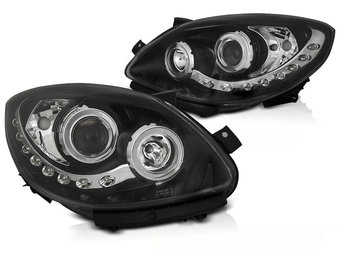 Koplampen dagrijlicht RENAULT TWINGO 07-11 ZWART