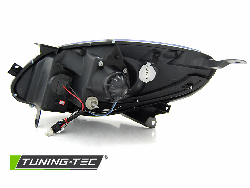 Koplampen dagrijlicht geschikt voor RENAULT TWINGO 07-11 ZWART