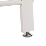 Kapstok met 9 afneembare haken - schoenenrek met zitting - 3 planken- hoogte 183 cm - metaal