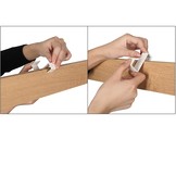 Kapstok met 9 afneembare haken - schoenenrek met zitting - 3 planken- hoogte 183 cm - metaal