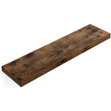 Zwevende Wandplank met Bevestigingsmateriaal - Bruin - 80 cm