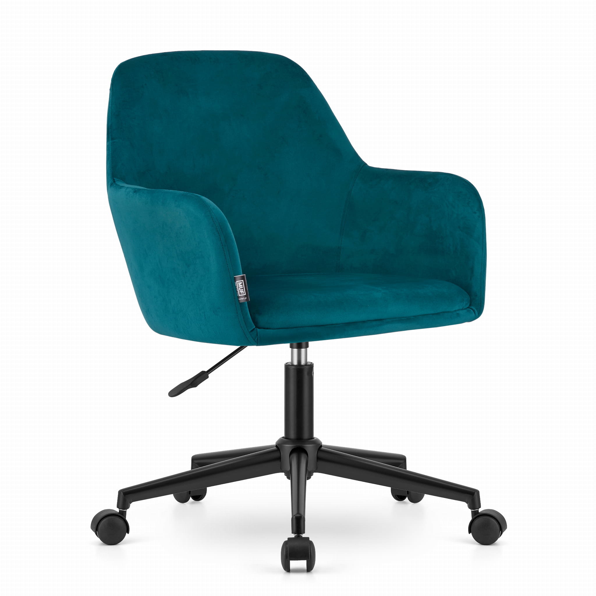 NARNI draaifauteuil - zeegroen fluweel