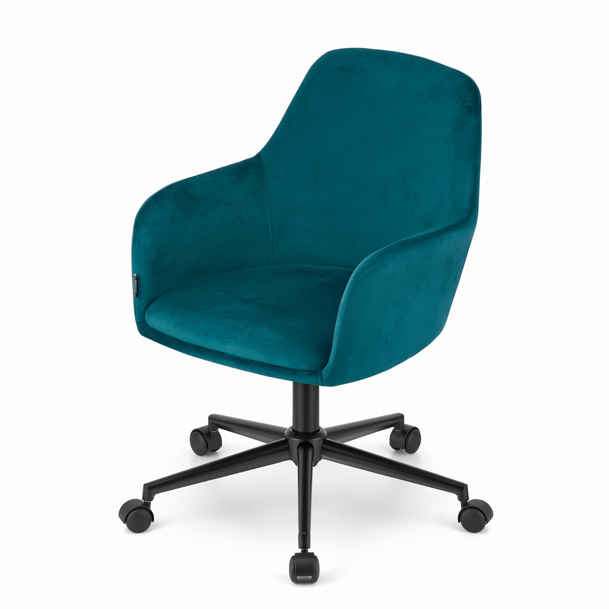 NARNI draaifauteuil - zeegroen fluweel