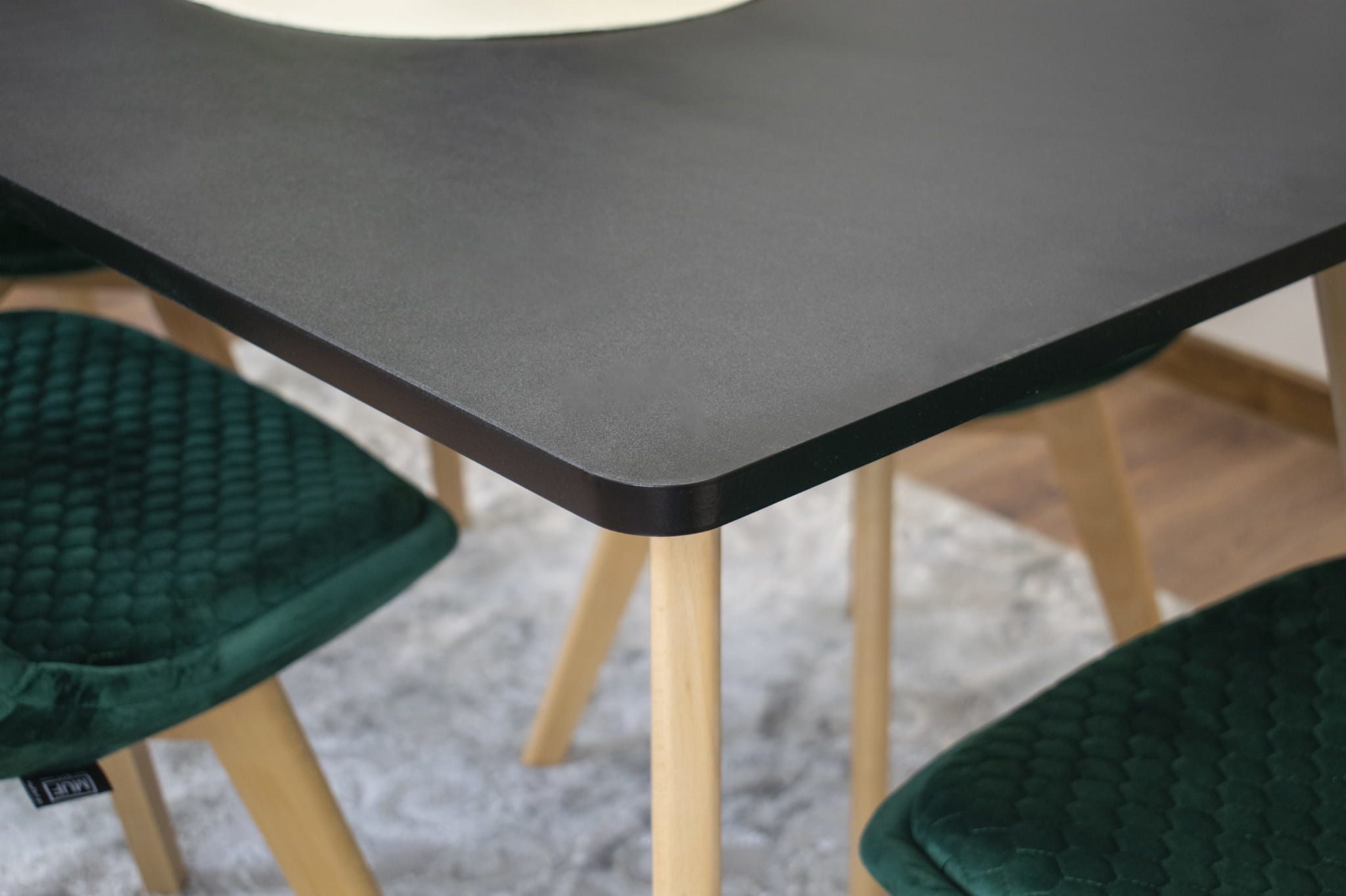 MONTI tafel 120cm x 80cm - zwart
