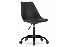 ANDRIA draaistoel - zwart onderstel, zwart en zwart