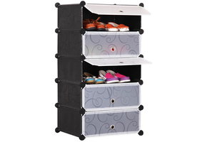 Modulaire schoenenkast 5 niveaus