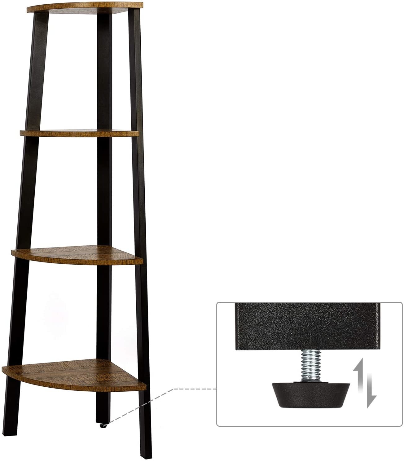 Hoekkast vintage - 34 x 125 x 34 CM - hoekplank