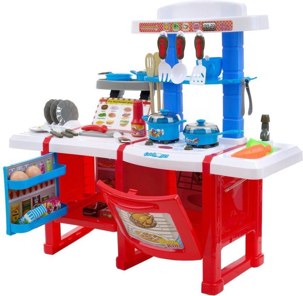 Kinderkeuken - speel keuken met keukengerei & keukenapparaten