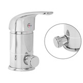 Douchemengkraan met waterval 3-gats chroom