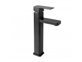 Wastafelmengkraan hoogstaande badkamerkraan zwart 35 mm