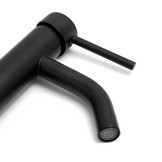 Badkamer wastafel kraan staande zwarte kraan