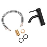 Badkamer wastafel kraan staande zwarte kraan