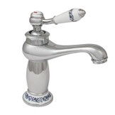 Retro wastafelkraan voor badkamer chroom