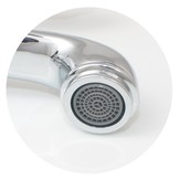 Retro wastafelkraan voor badkamer chroom